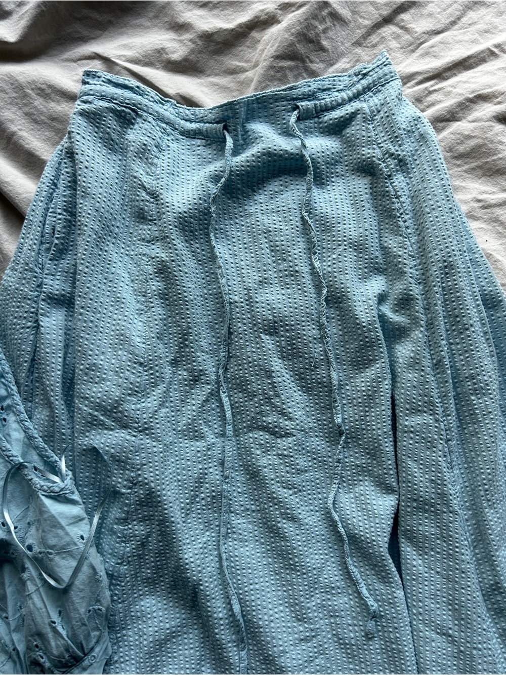 Free People Light Blue Skirt Set - Picture 4 of 5